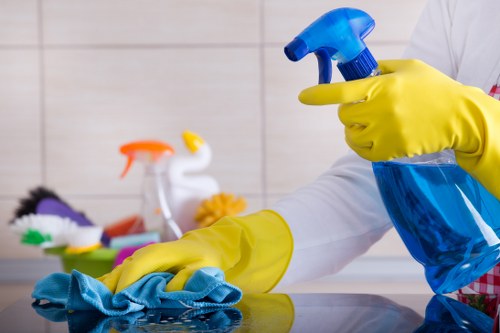 Professional office cleaning in a bright Richmond upon Thames workspace