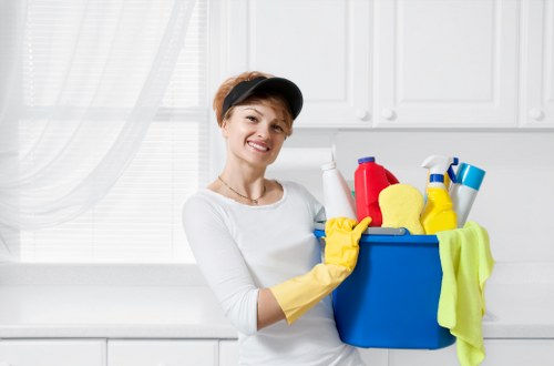 Domestic cleaning in a modern Richmond upon Thames house
